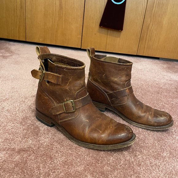 Sendra Short Brown Moto Boot - Picture 2 of 5
